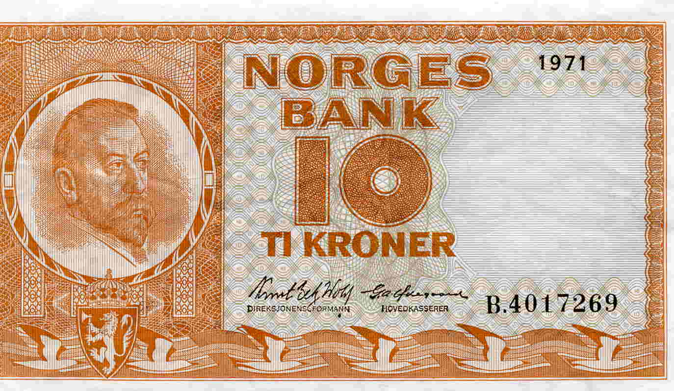 10 kr 1971 W/Ø