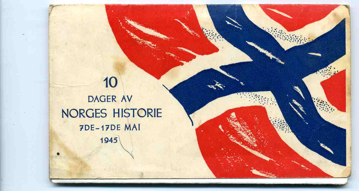 10 dager av Norges historie 7-17 mai 1945 8 Kort i hefte