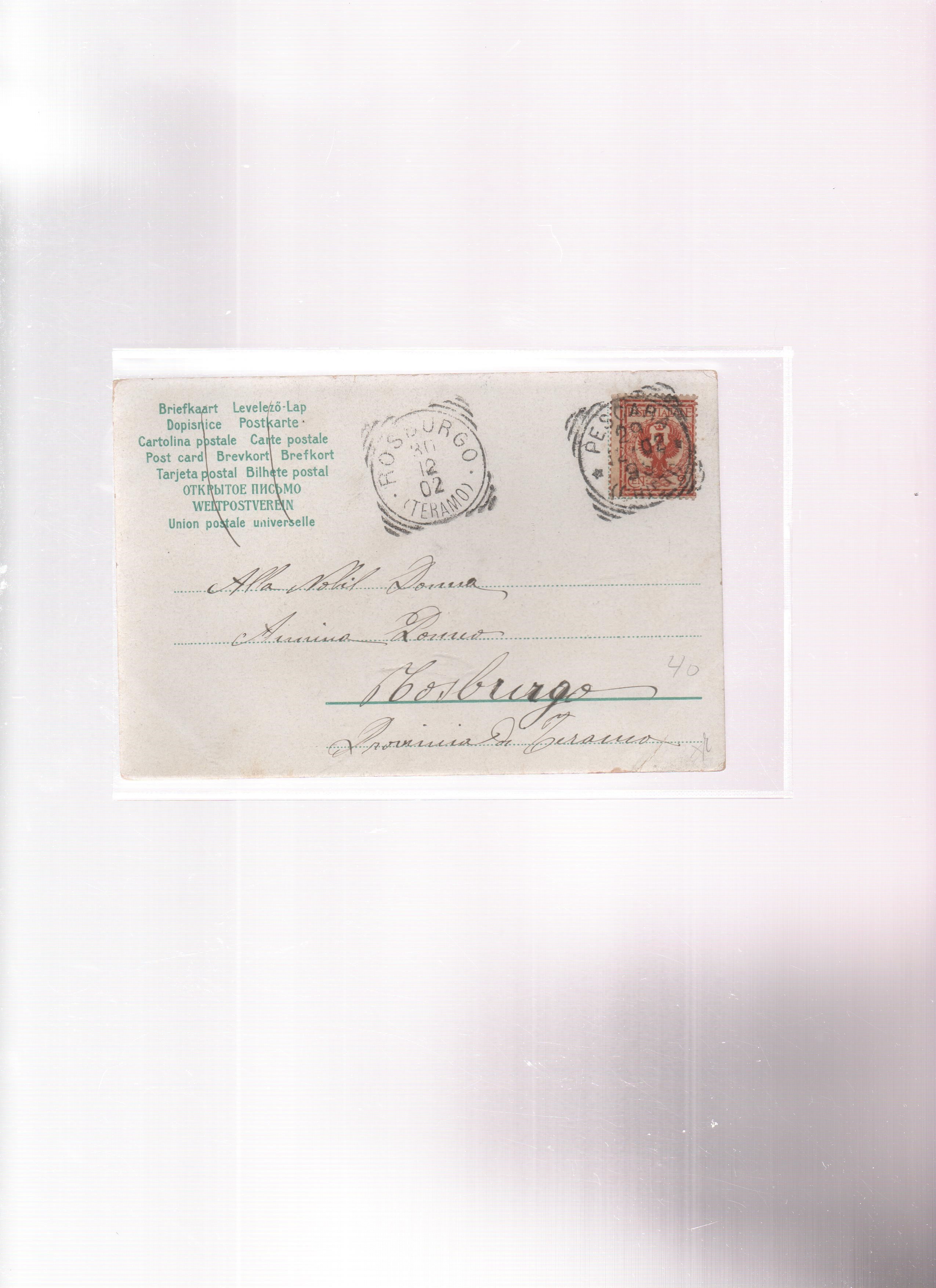 Nils Hansteen St. Pescara Italia 29.12. 1902 St. Teramo Italia 30.12. 1902 