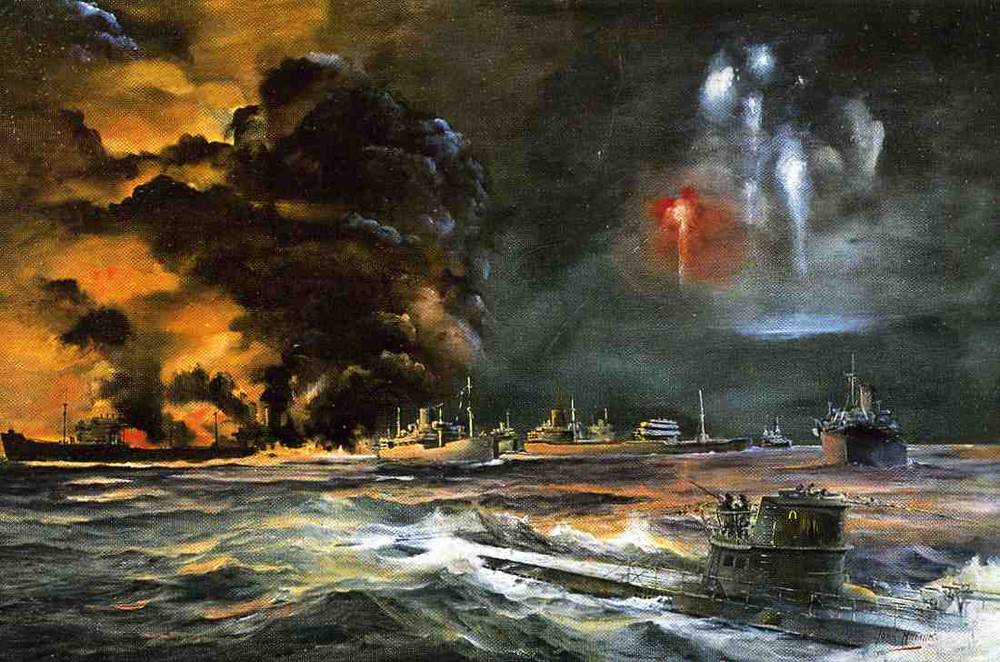 Conflict at sea 1939-45 13 U-Boats inside the Convoy John Hamilton