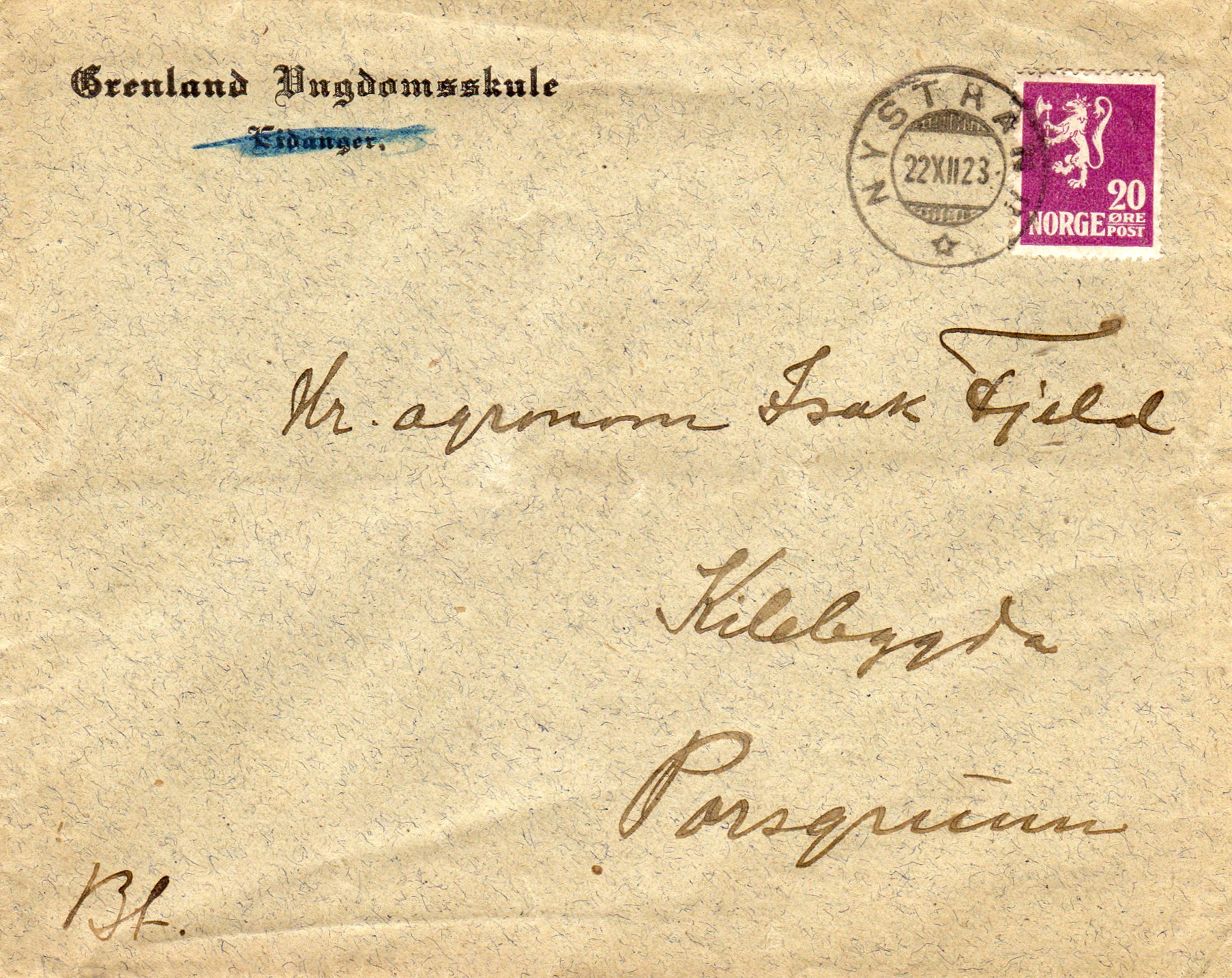 Grenland ungdomsskule st Nystrand 22XII23 nr 1