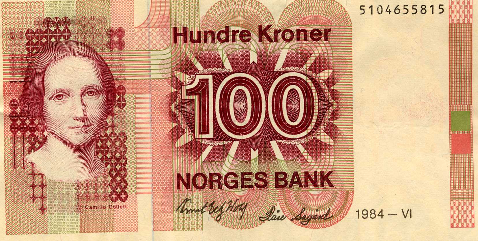 100 kr 1984-VI Kv 01