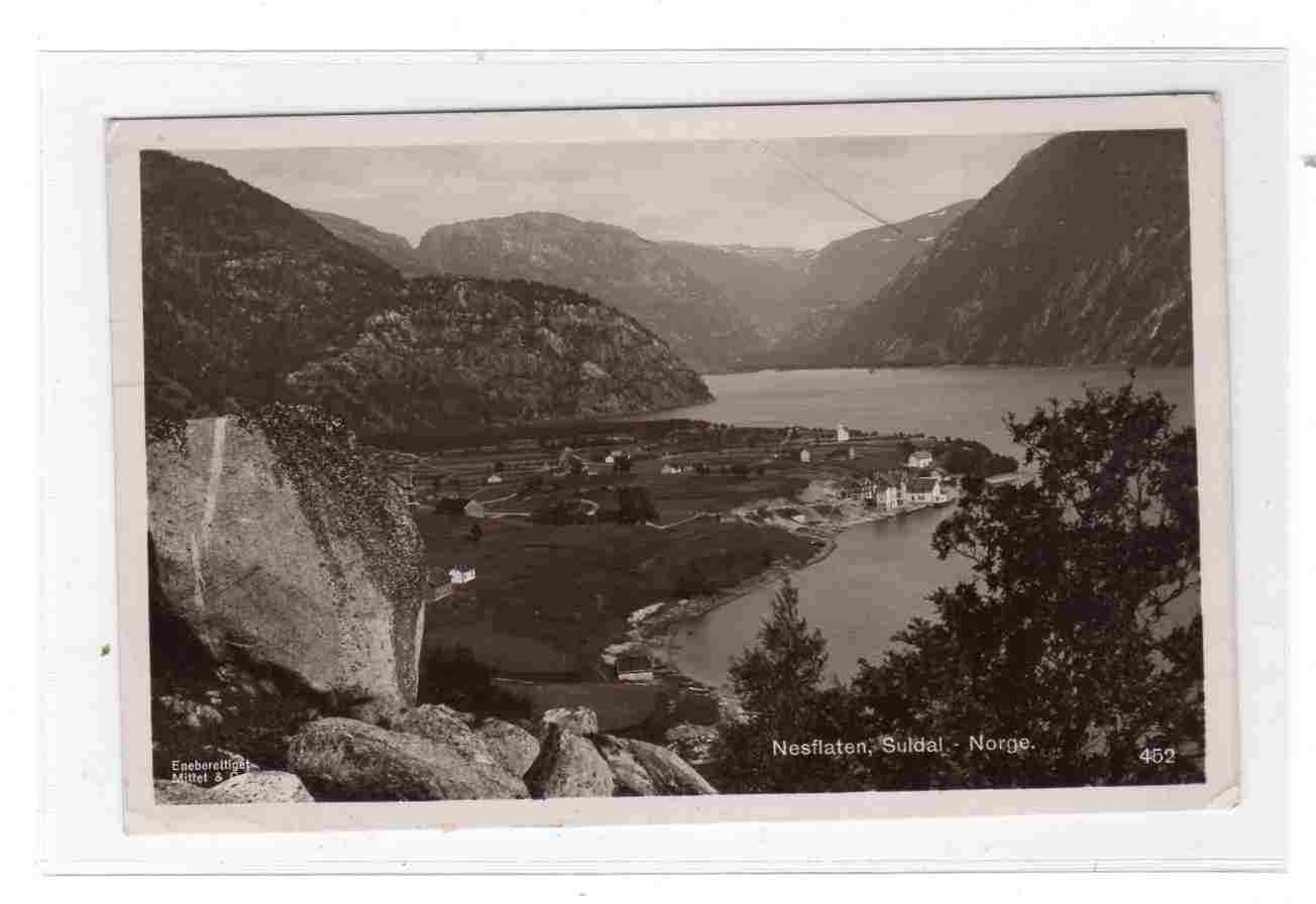 Nesflaten Suldal Mi; 452 st Stavanger 1912