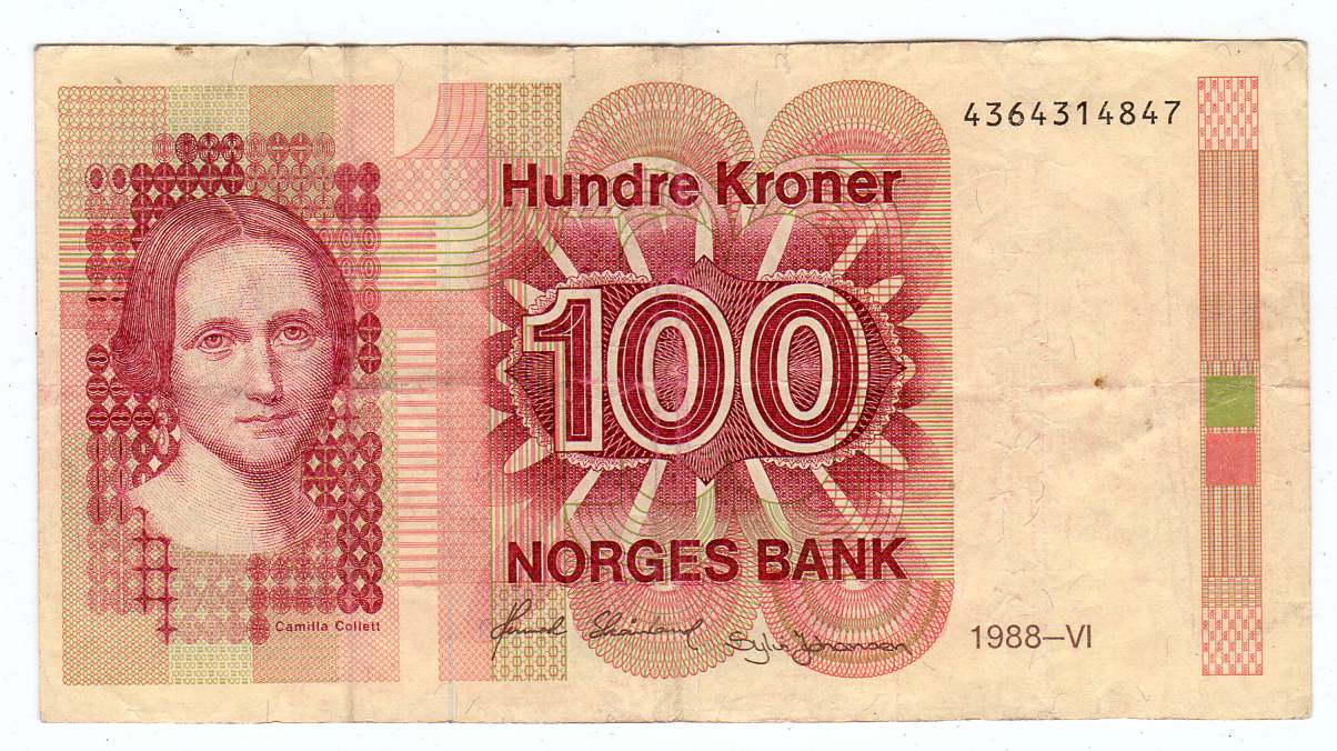 100 kr kv1/1- 1988 VI