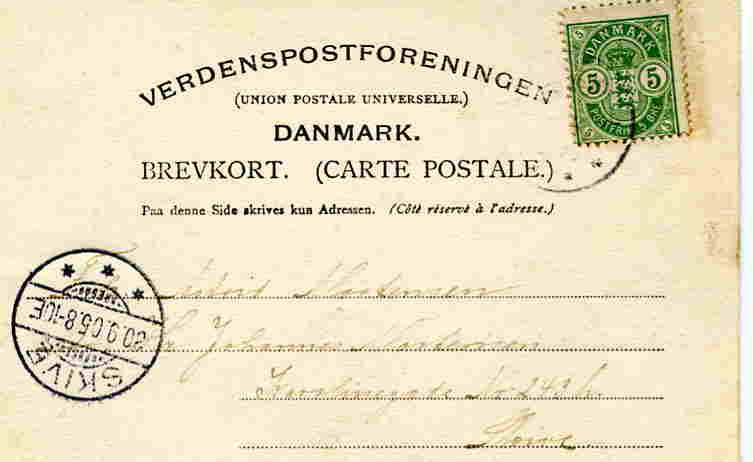 Roslev St set fra Øst 1907