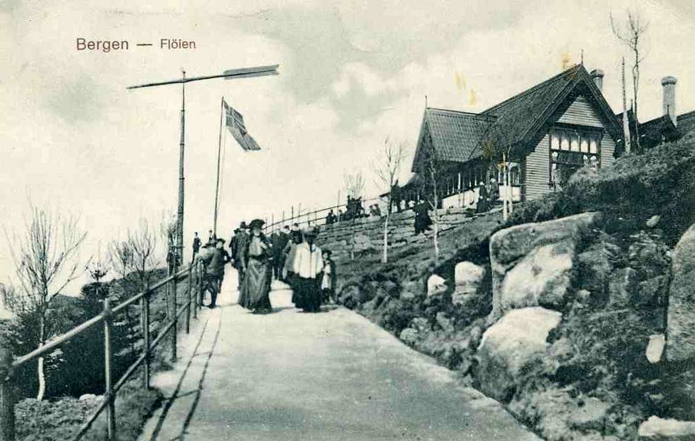 Bergen Fløien 1908 Meyer
