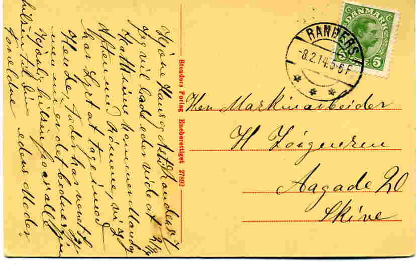 Randers Snaregade Stenders 1914