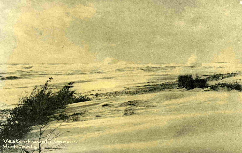 Vesterhavet i oprør Hirtsals Gml.foto