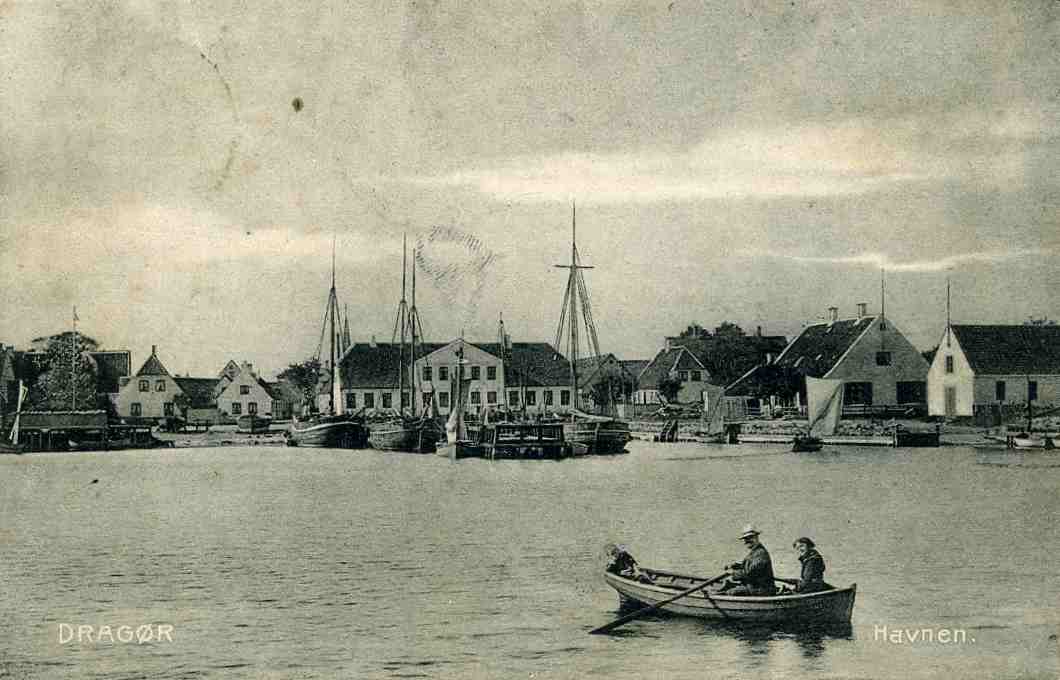 Dragør Havnen  st Kbh/Hørsholm/Dragør 1906 vincent nr 208