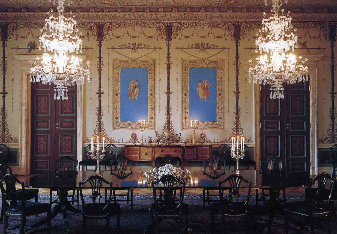 Den kongelige spisesal Slottet st Oslo 1901 Jiri Havran