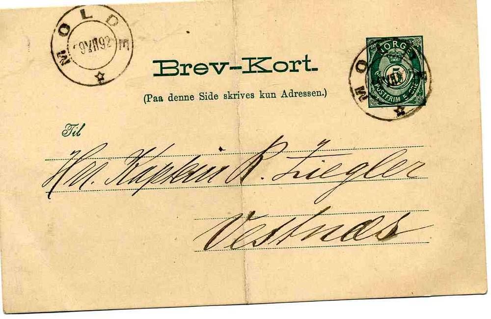Brevkort st Molde 1892