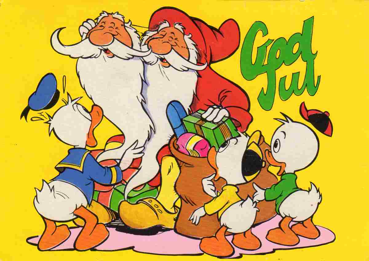 Postkort Donald st Hjellen 1986