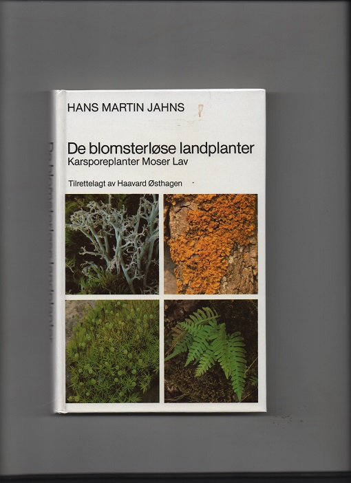 De blomsterløse landplanter, Hans Martin Jahns, Universitetsforlaget 1983 Pen bok O