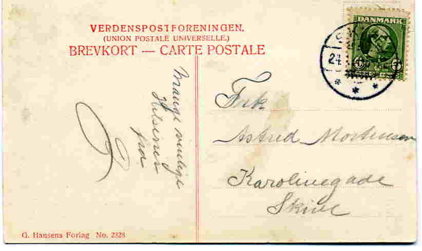 Skive Storeaa G Hansen 1906