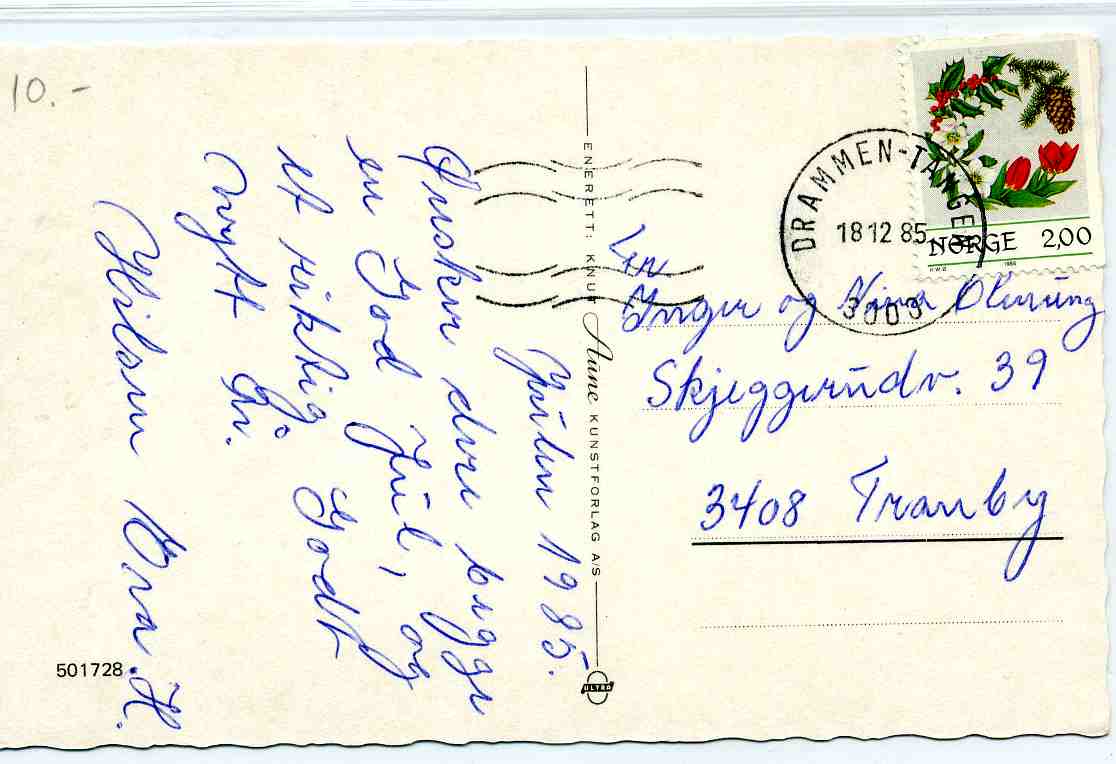 st Drammen-Tangen 1985 G Bratlie  Aune 501728