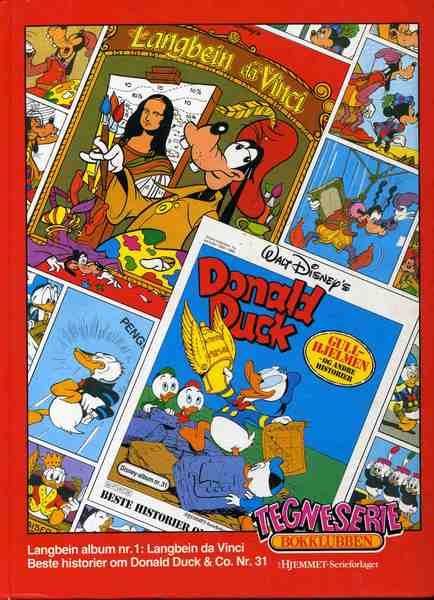 Langbein album nr 1:Langbein da Vinci/Beste historier om Donald Duck &co.nr31  1987