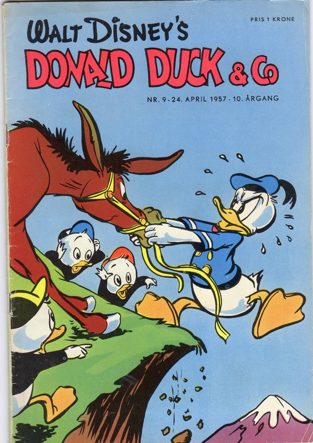 Donald nr 9 1957 Vg/fn