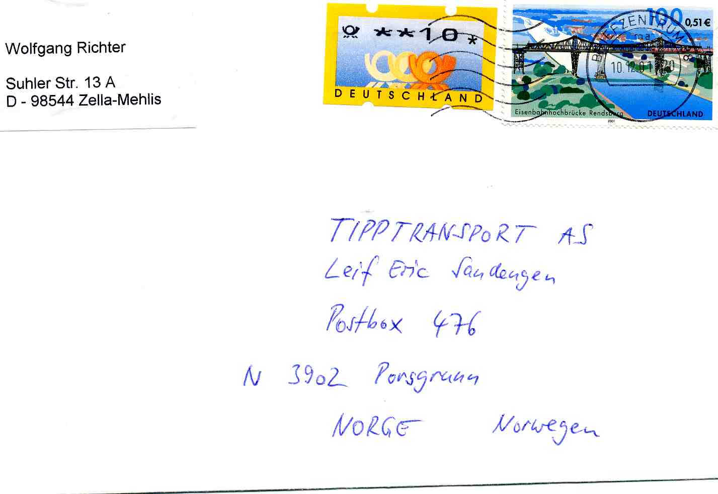 st Briefzentrum 98 2001