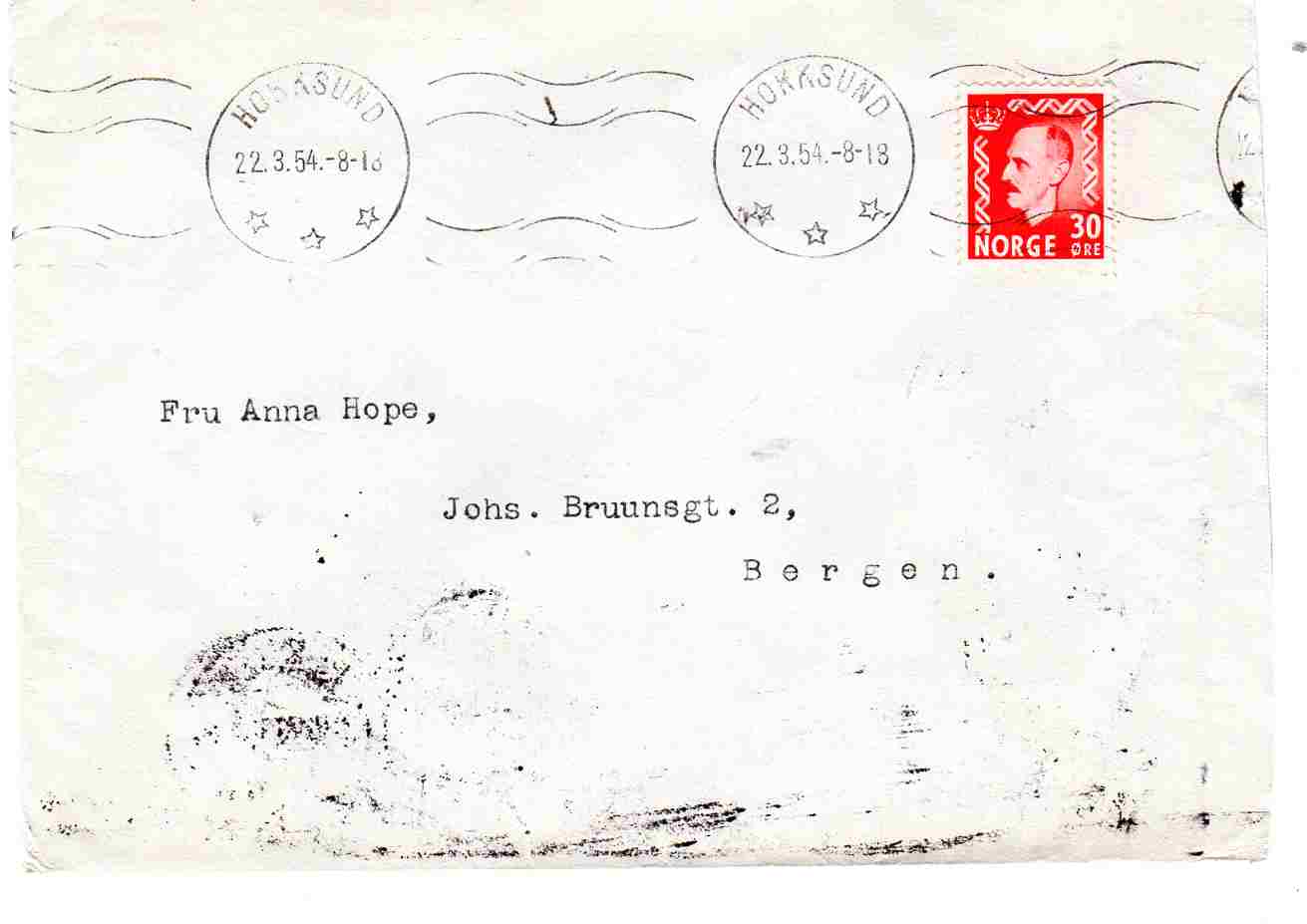 st Hokksund/Bergen 1954