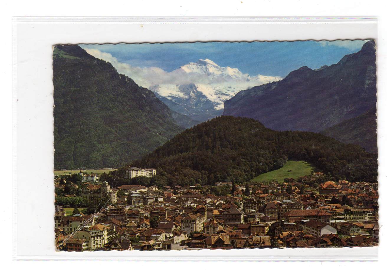 Interlaken mit Jungfrau wehrli 1897 st Sundlauenen 1961