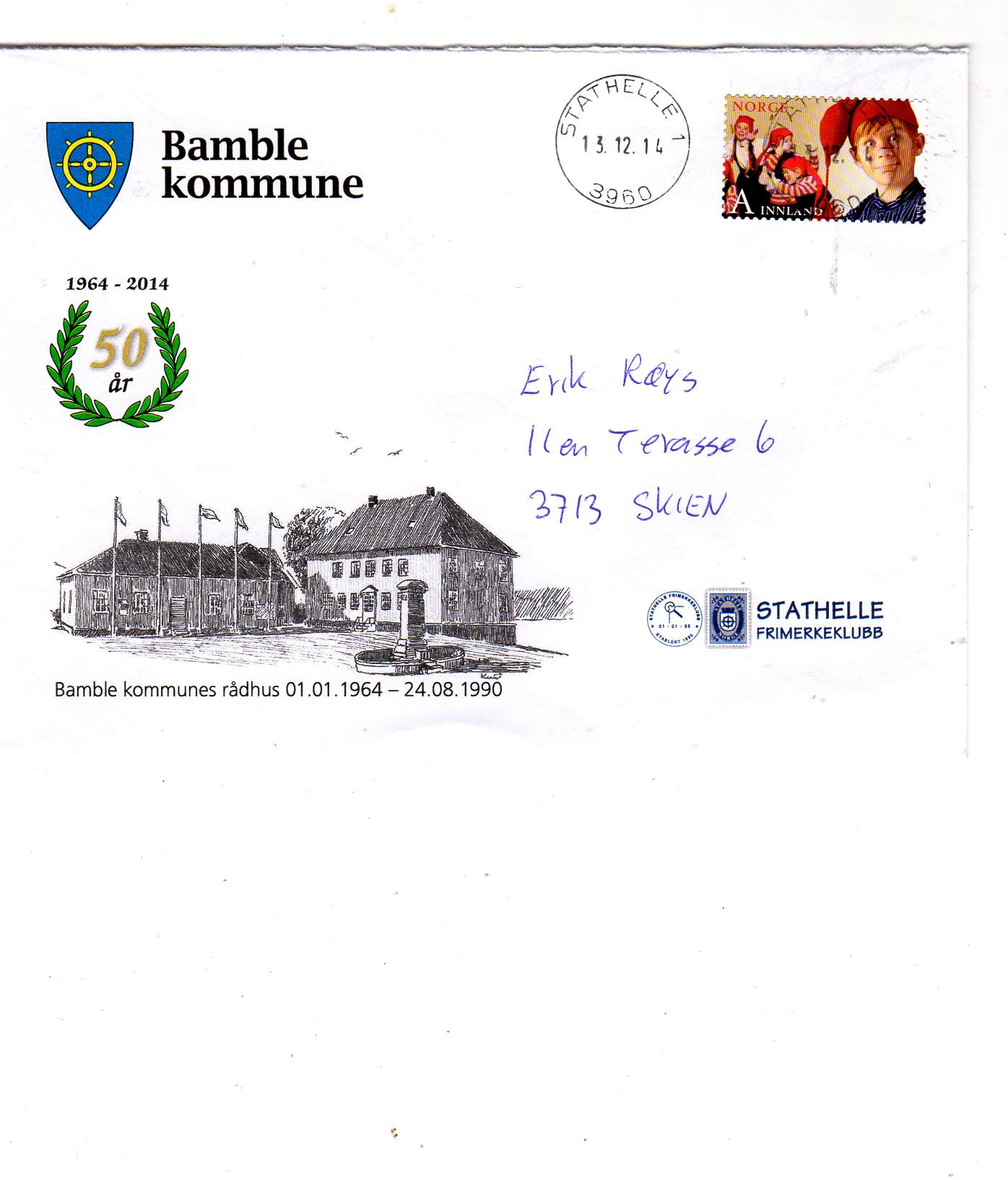 Bamble kommune st Stathelle 13 12 2014