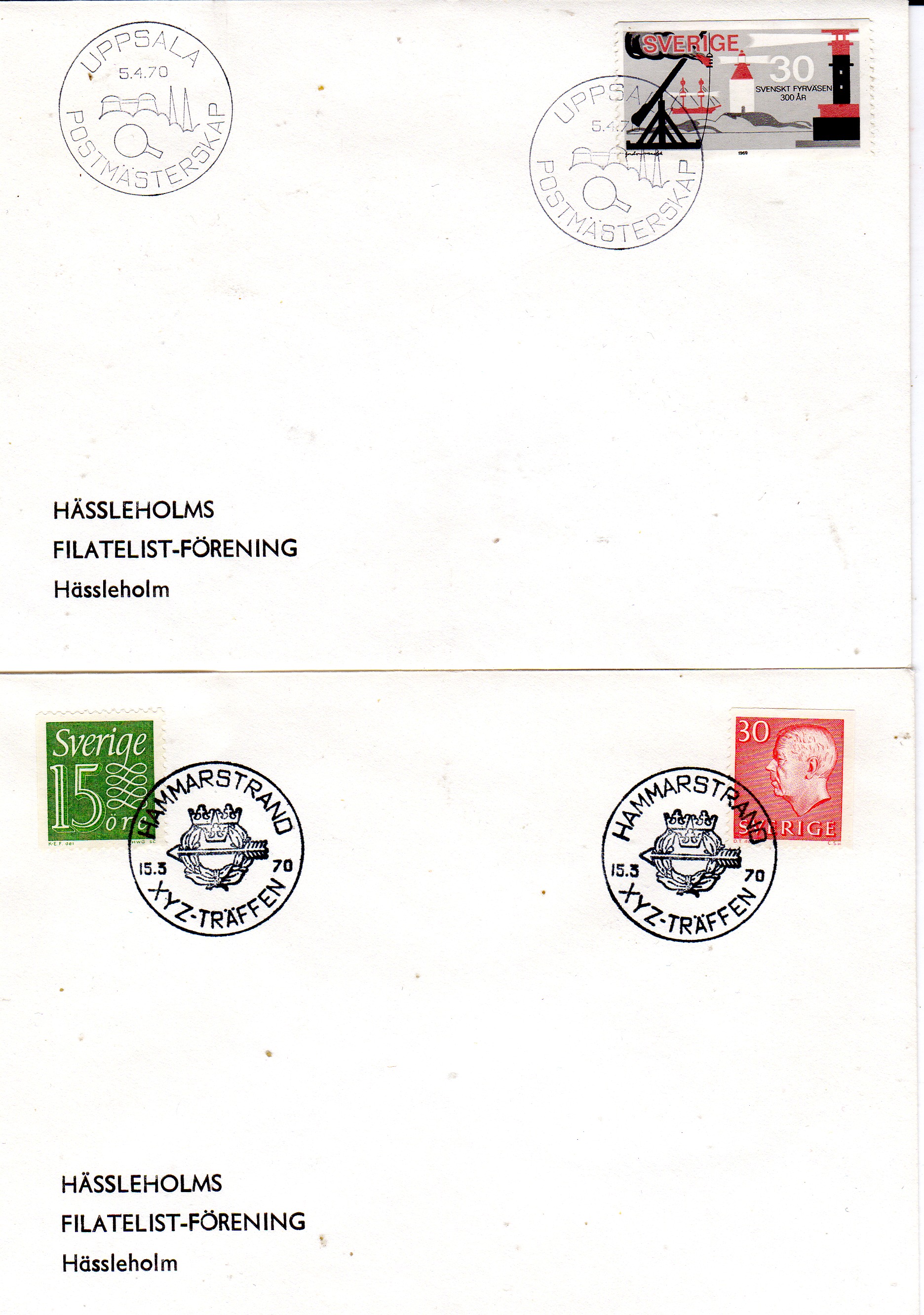 st Uppsala Postmästerskap 1970 og XYZ träffen Hammarstrand