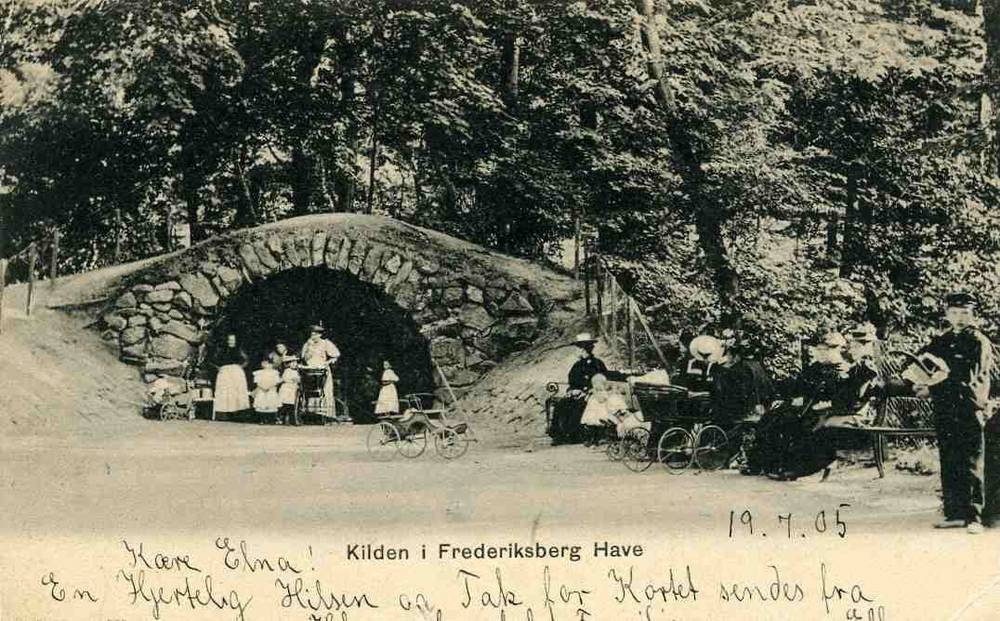 Kilden i Fredriksberg have C St nr 595 st Kbh/Espergærde 1903