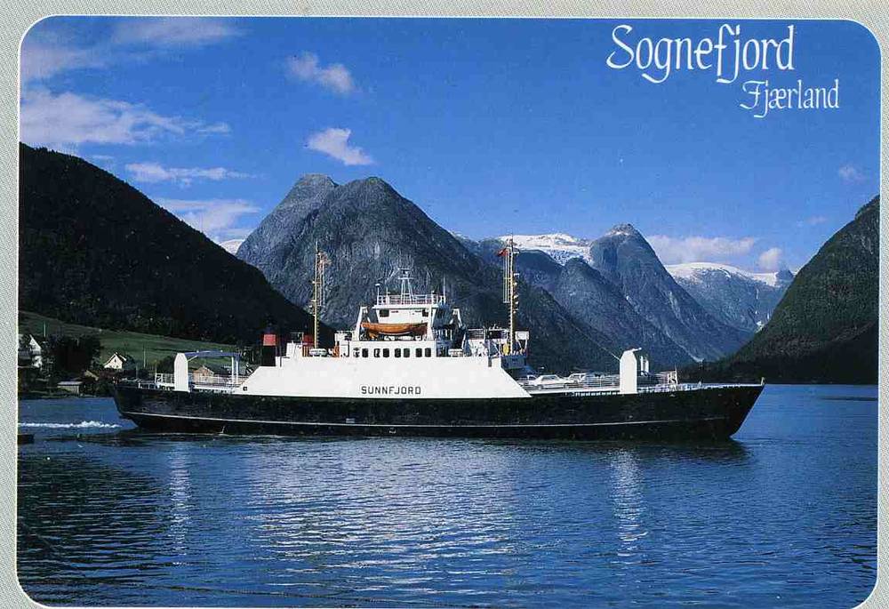 fergen "Sunnfjord" Sognefjorden Fjærland No; 01 N 10 183