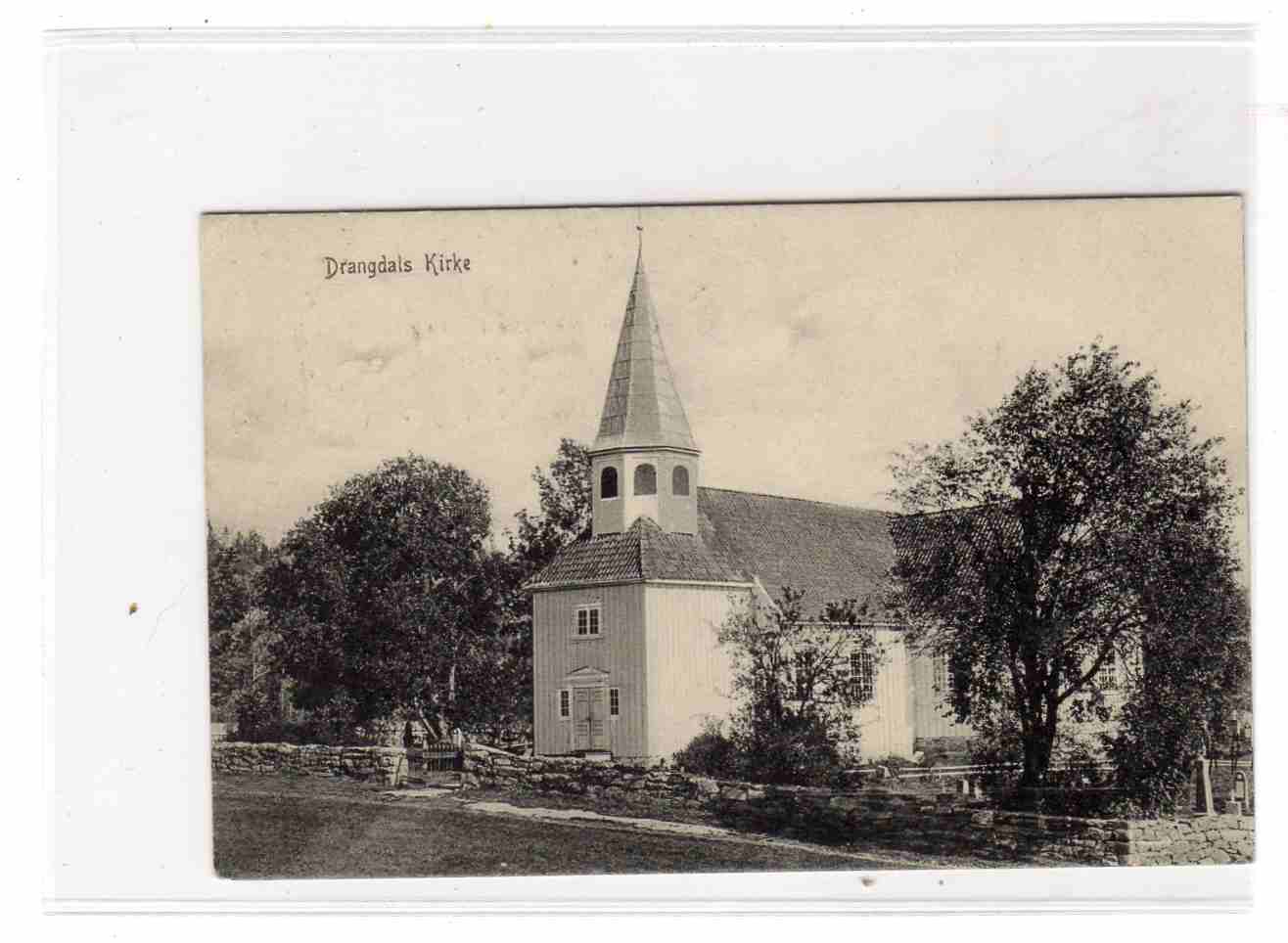 Drangedals kirke st Kragerø 1909 Johnsen