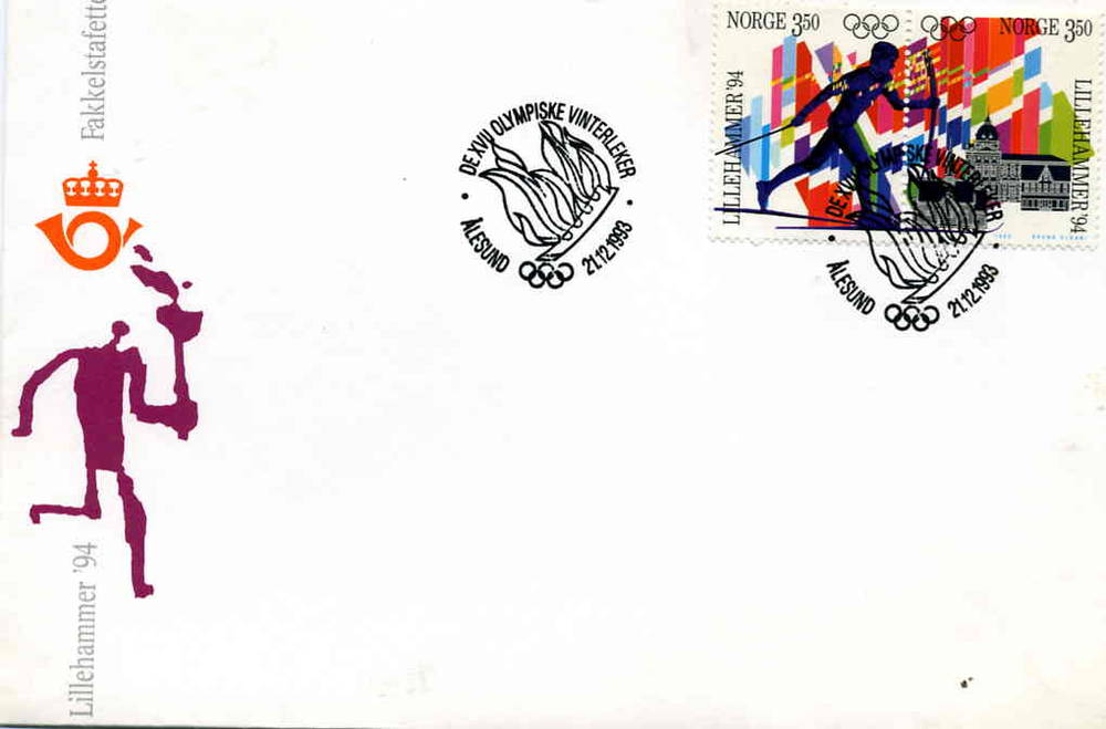 Fakkelstafetten Lillehammer 94 21-12.1993