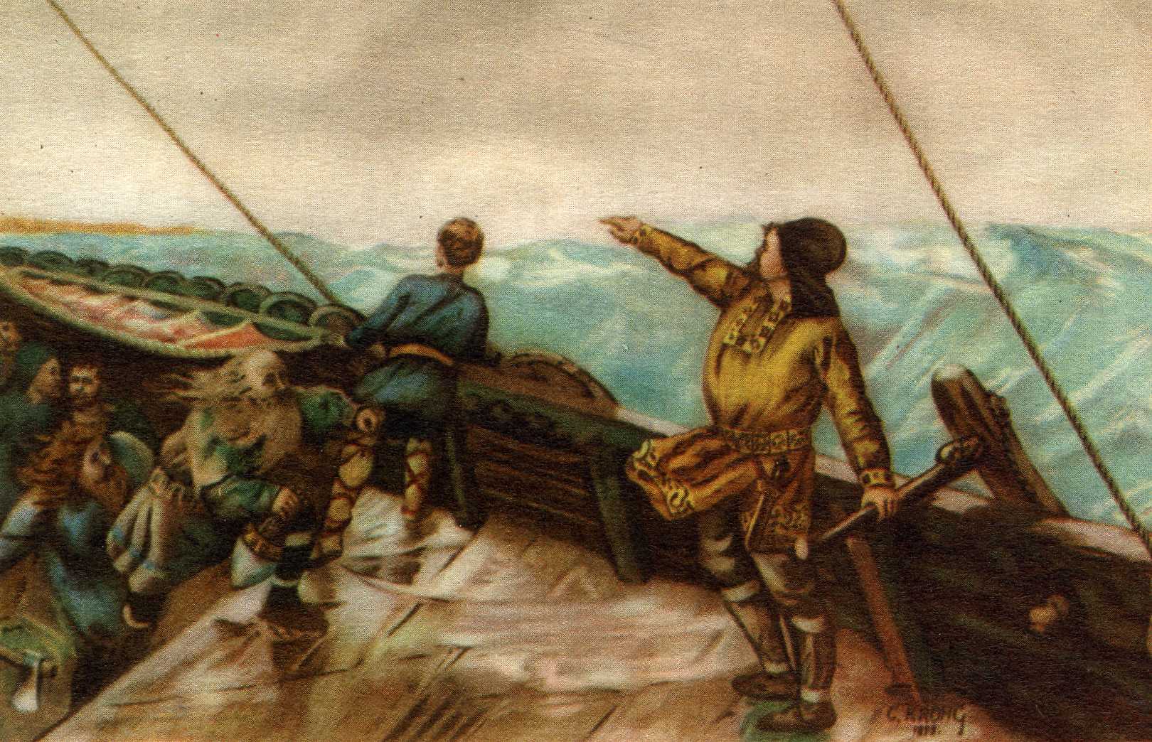 C Krohg Abels kunstforlag 1014 Norsk arbeide