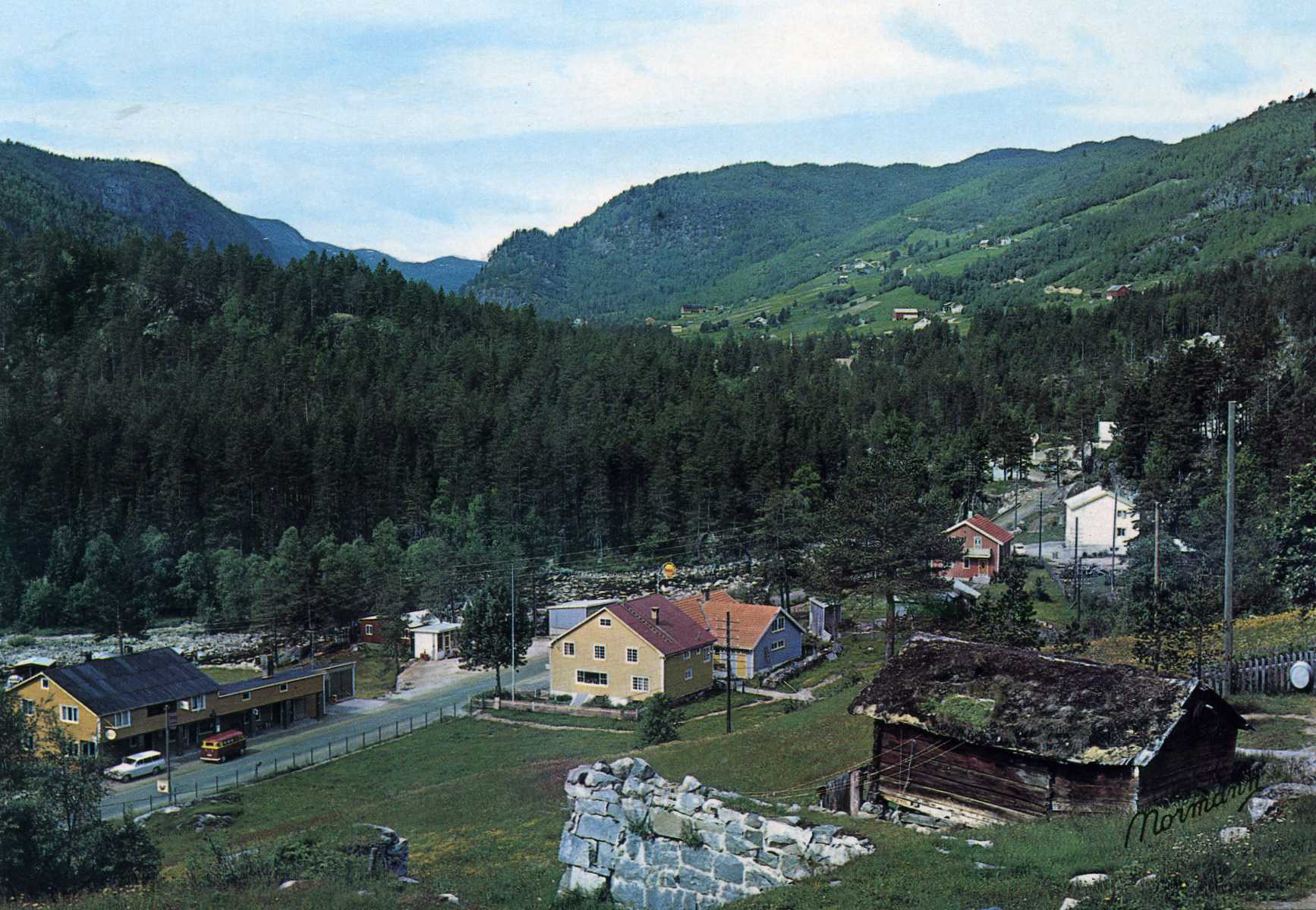 Parti fra Edland mot Haukeligrend Normann H 24 18