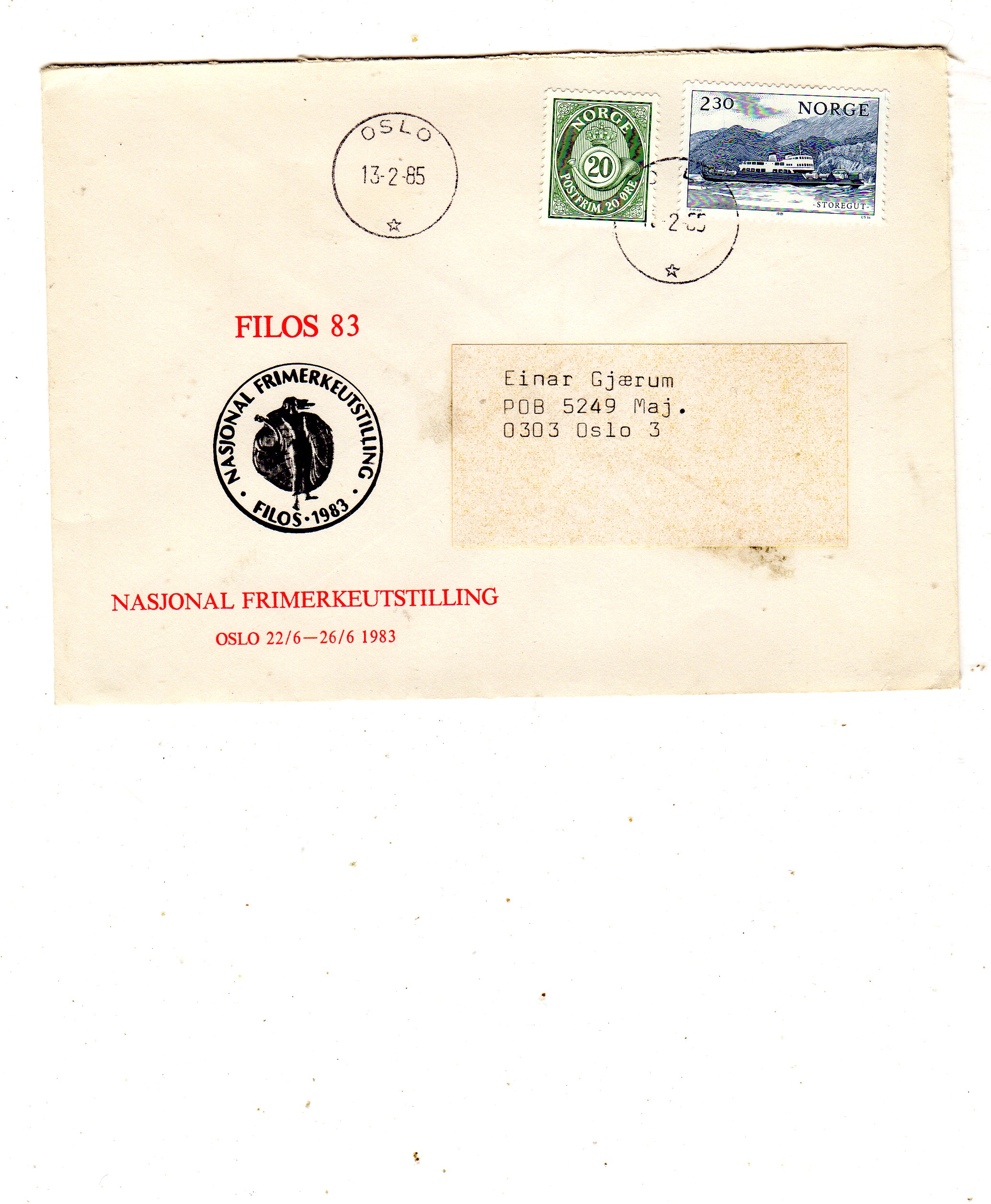 Filos 1983 st Oslo 1985