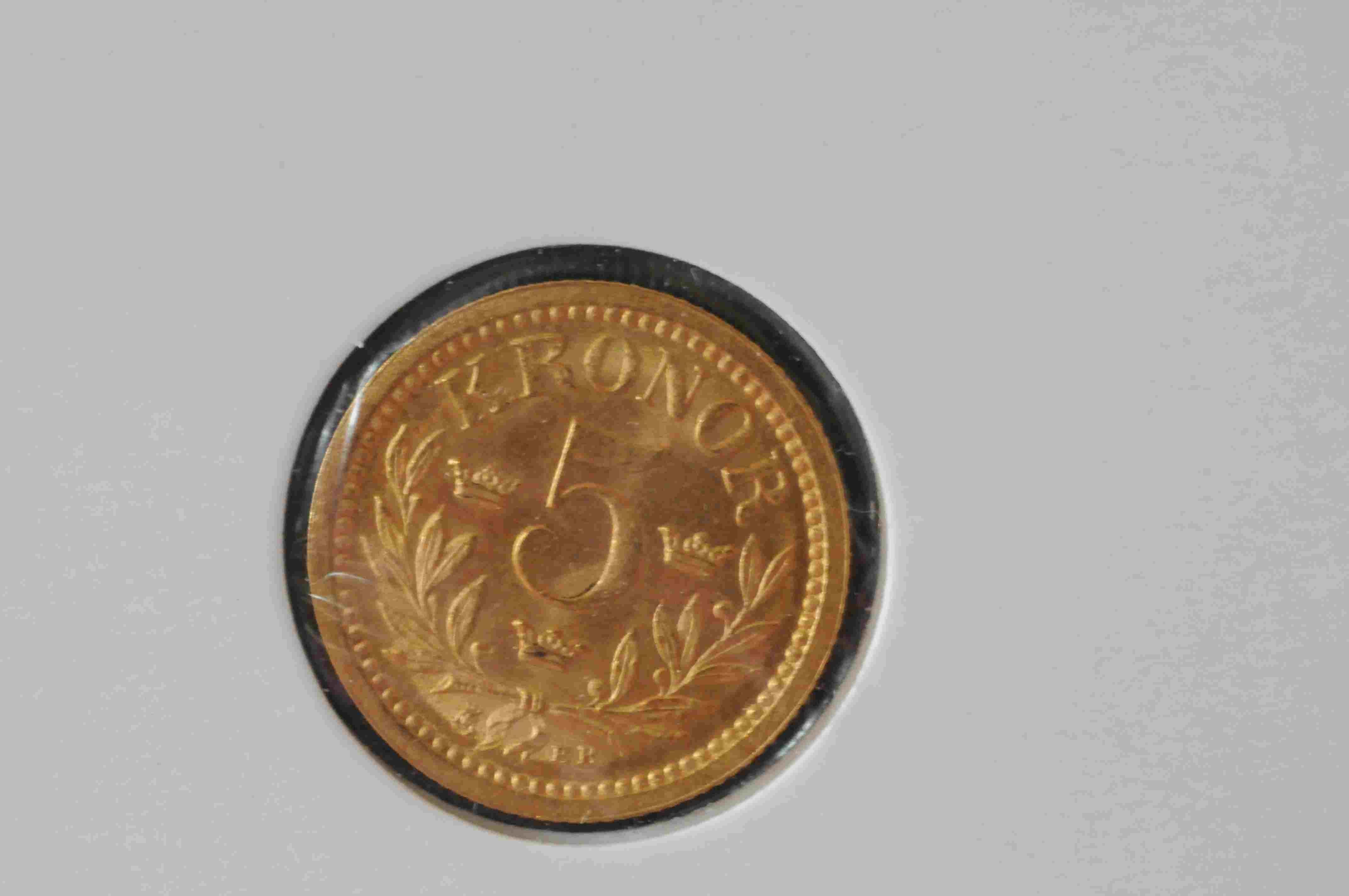 5 kr Sve 1899 kv01/0 gull