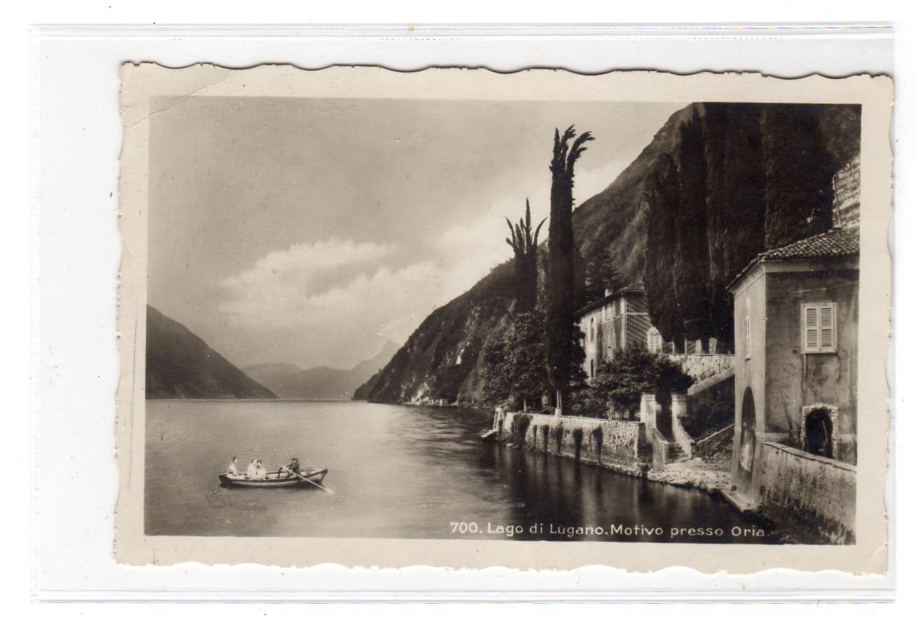 Lago di Lugano Motivo presso Oria  nr 700 st 1968 Mayr