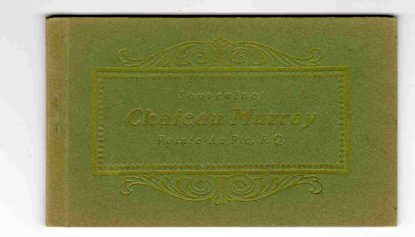 Souvenir of Chateau Murray Pointe au pic 5 fargekort i småformat