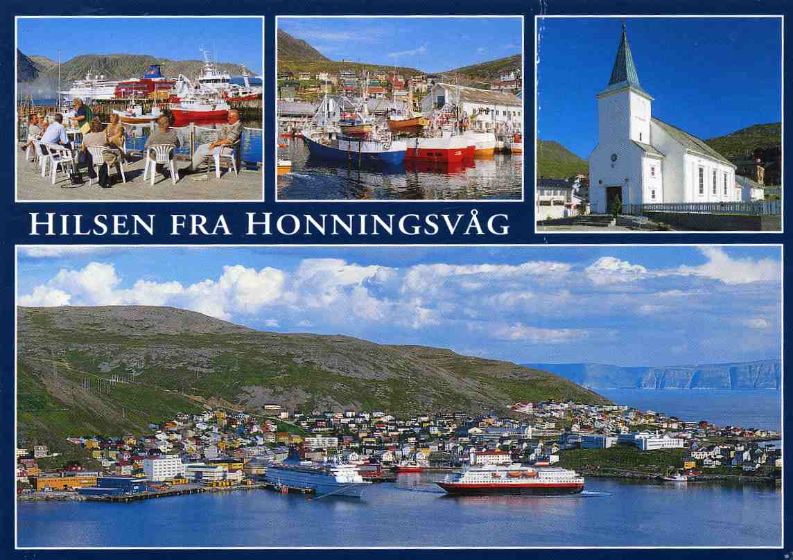 Hilsen fra Honningsvåg  Aune st 2004