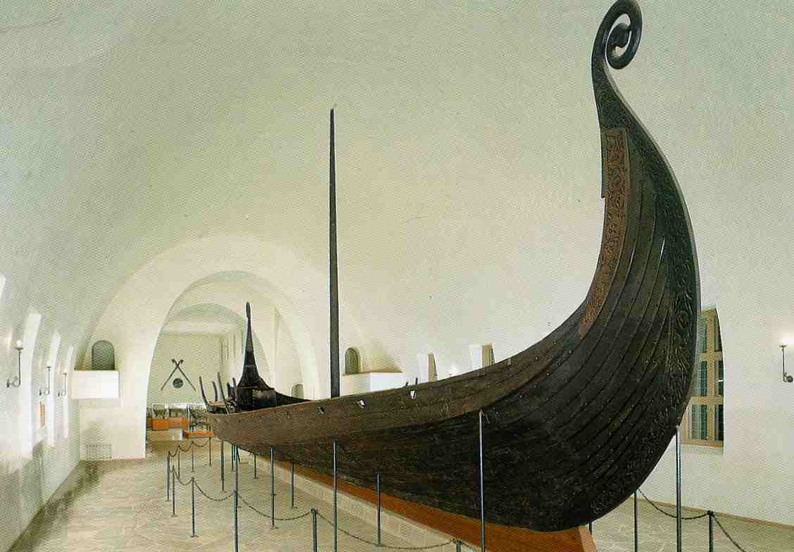 Osebergskipet Vikingskipmuseet Oslo Mi; M 1328/29