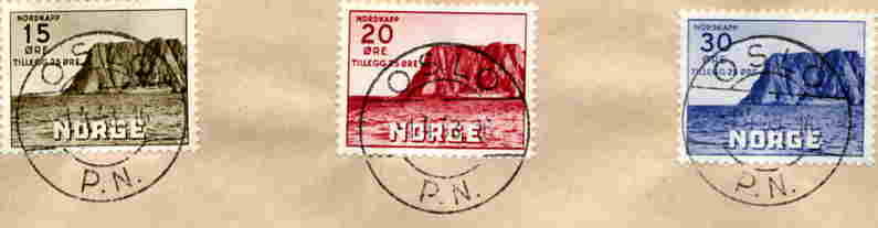 FDC Nordkapp 1943-1/4