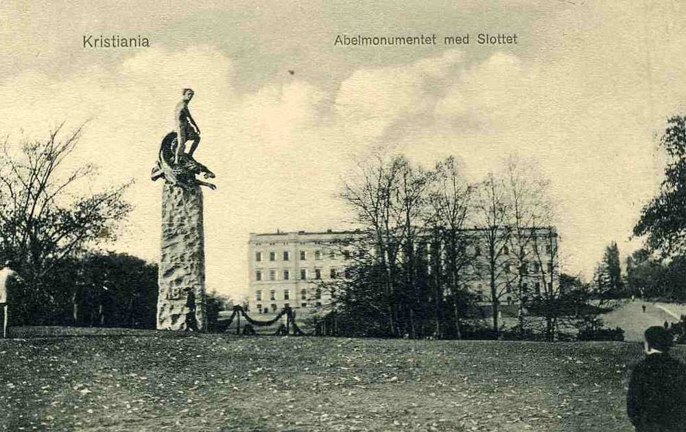 Abelmonumentet ved slottet  st Stokke 1912 M S 1909 nr 22
