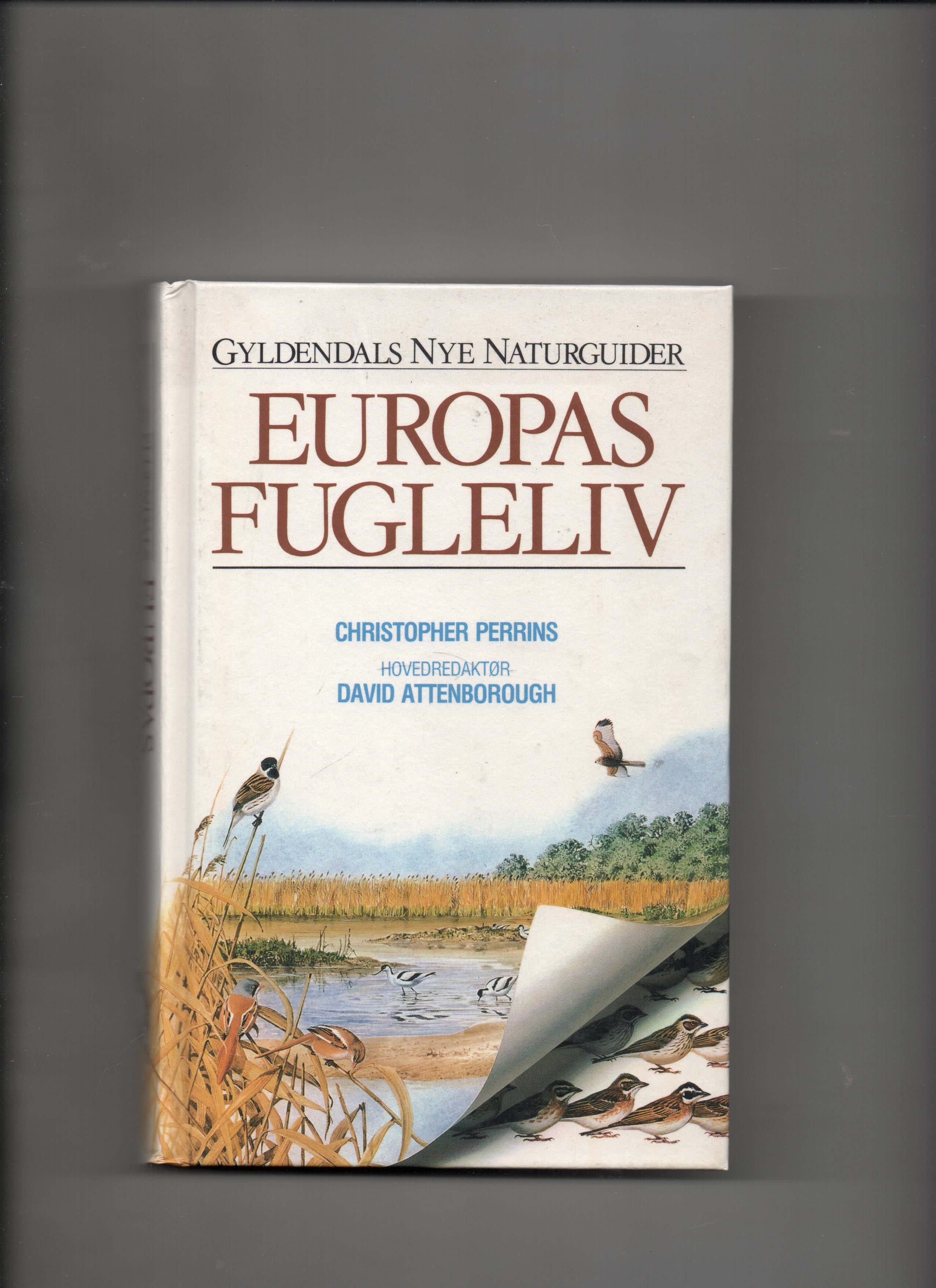 Europas fugleliv, Christopher Perrins, Gyldendal 1987 Pen O2    