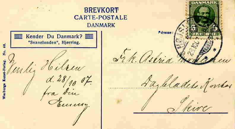 Svanelunden Hjørring Warburg 1907