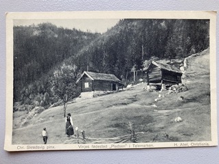 Vinjes fødested, "Pladsen", Maleri 25, H.Abel