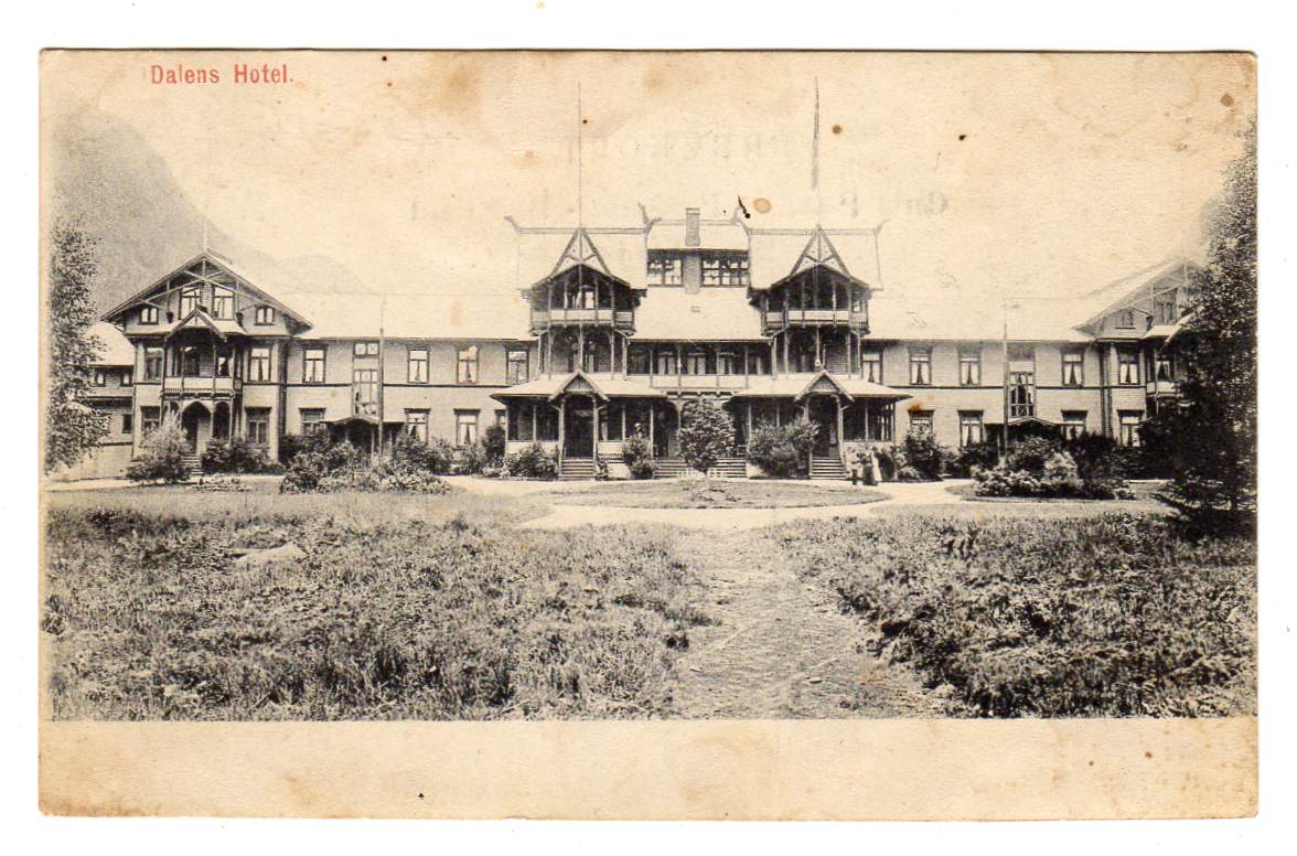 Dalens hotel flekker st Vrådal 1908 prakt