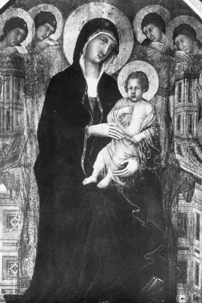 434 Siena Opera del Duomo Particolare della Maesta della Madonna di Duccio di Boninsegna