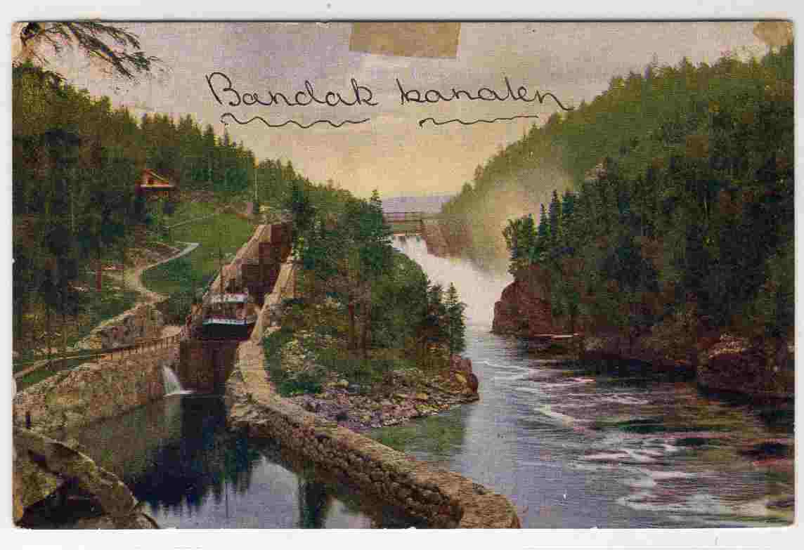 Bandak-kanalen Abel nr 707 st bergen 1909