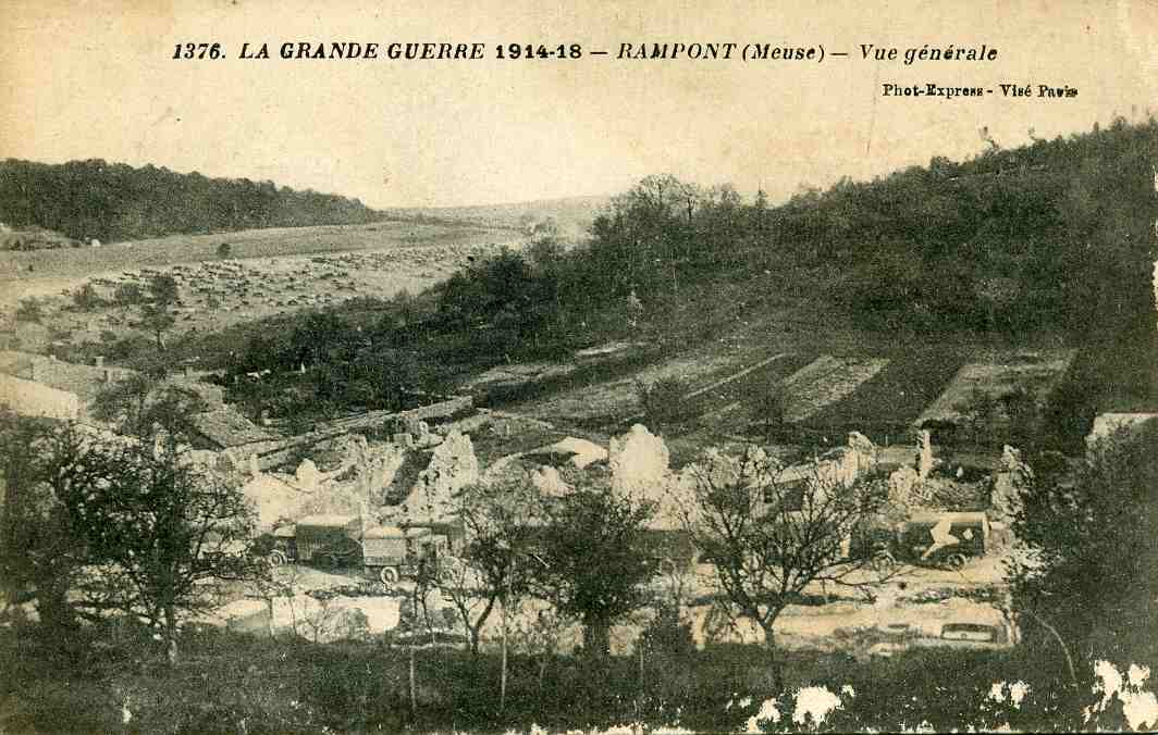 1376 La grande guerre 1914-18 Rampont(Meuse) Phot express