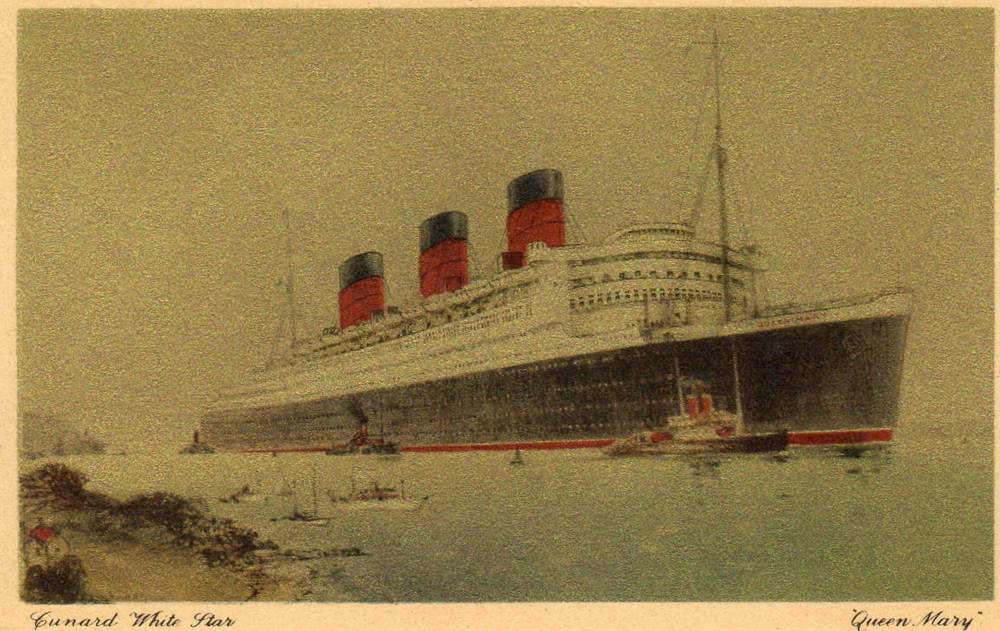 Cunard White star Queen Mary A 2911