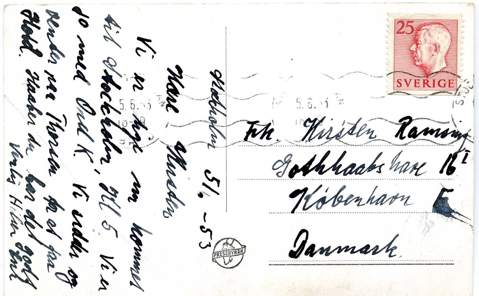Stockholm Riksdagshuset  70315   1953