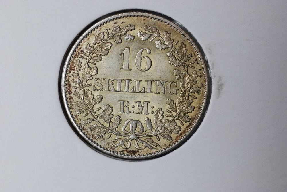 16 shill 1856 kv01 Danmark